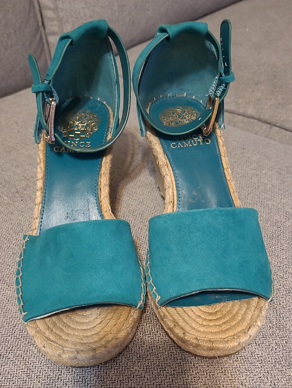 Vince Camuto Turquoise Wedges